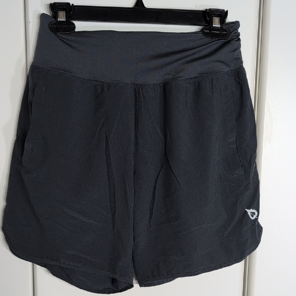 Baleaf Women's Charcoal Athletic Shorts - Picture 1 of 10